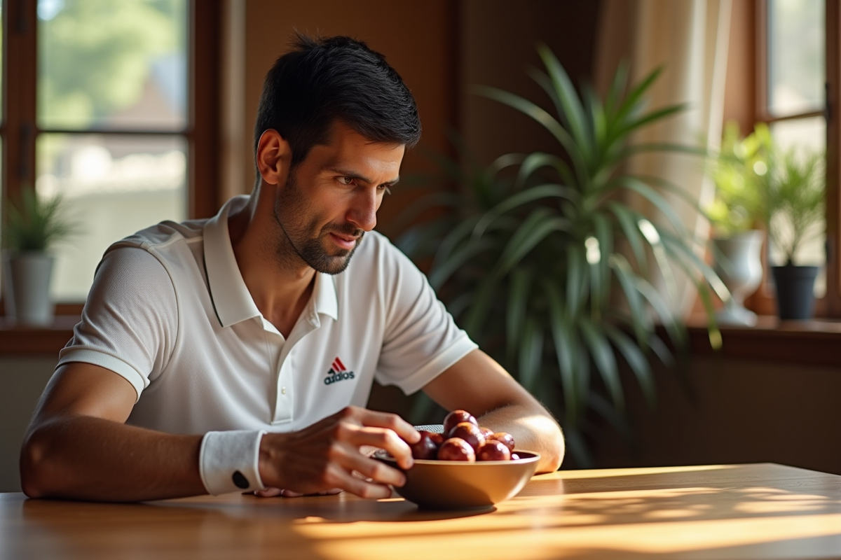 Pourquoi djokovic mange des dattes : bienfaits et secrets de son alimentation